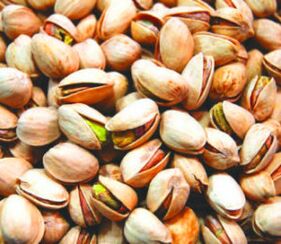 Pistachios are nuts that make men sweat