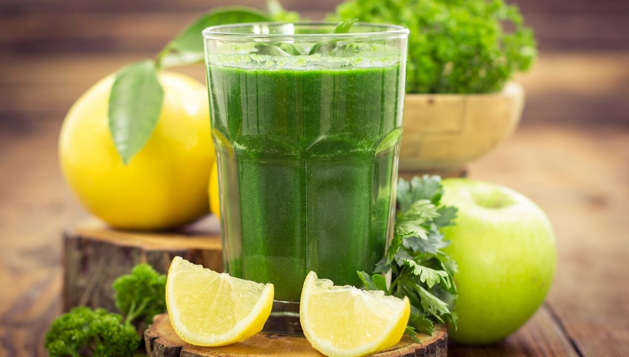 parsley smoothie to increase potency