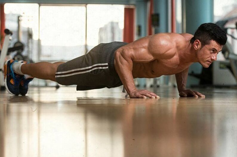 To increase libido, it is enough to perform several push-ups from the ground. 
